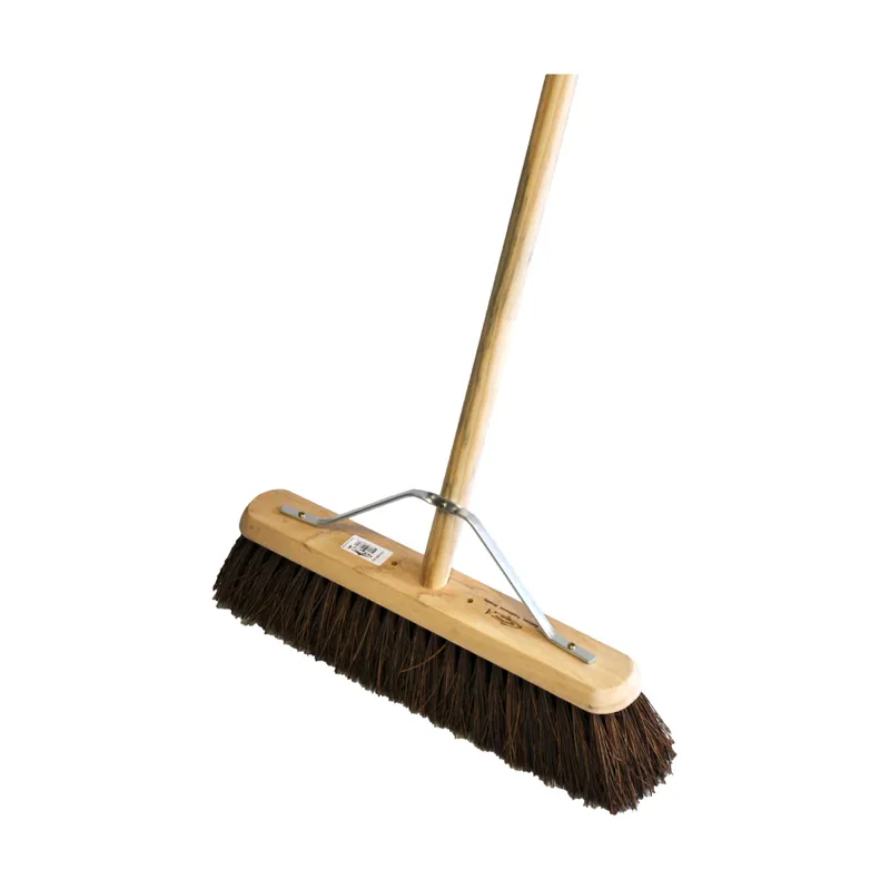 Hillbrush Medium Platform Broom with Handle and Stay